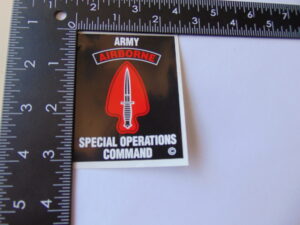 Army Special Operations Command Decal