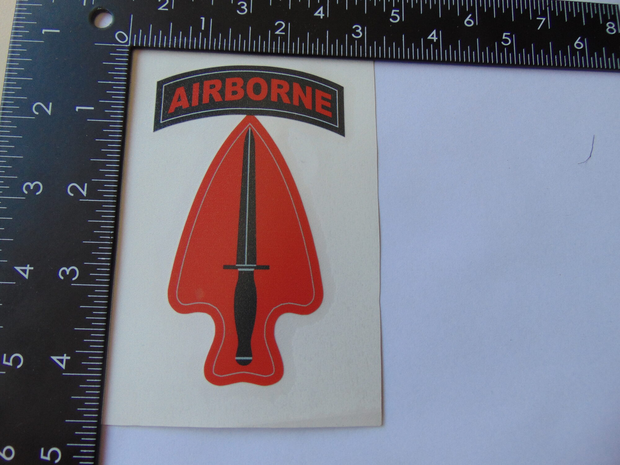 Special Operations Command Decal 4" Vinyl