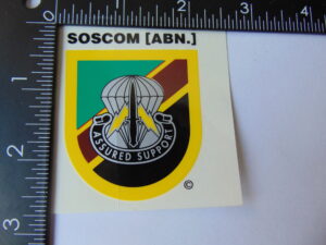 SOSOCM (ABN) Decal 2 x 2.5"