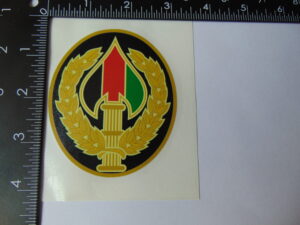 USAMM - Special Operations Joint Task Force Afghanistan CSIB Decal 3"