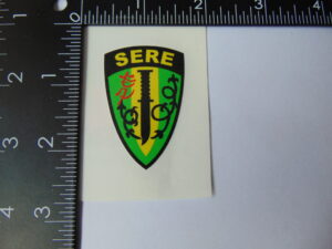 Survival, Evasion, Resistance, and Escape SERE 2" Decal