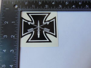 Special Forces Maltese Cross Decal 2 x 2.5"