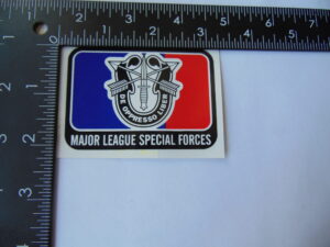 Special Forces Major League Decal 2 x 2.5"