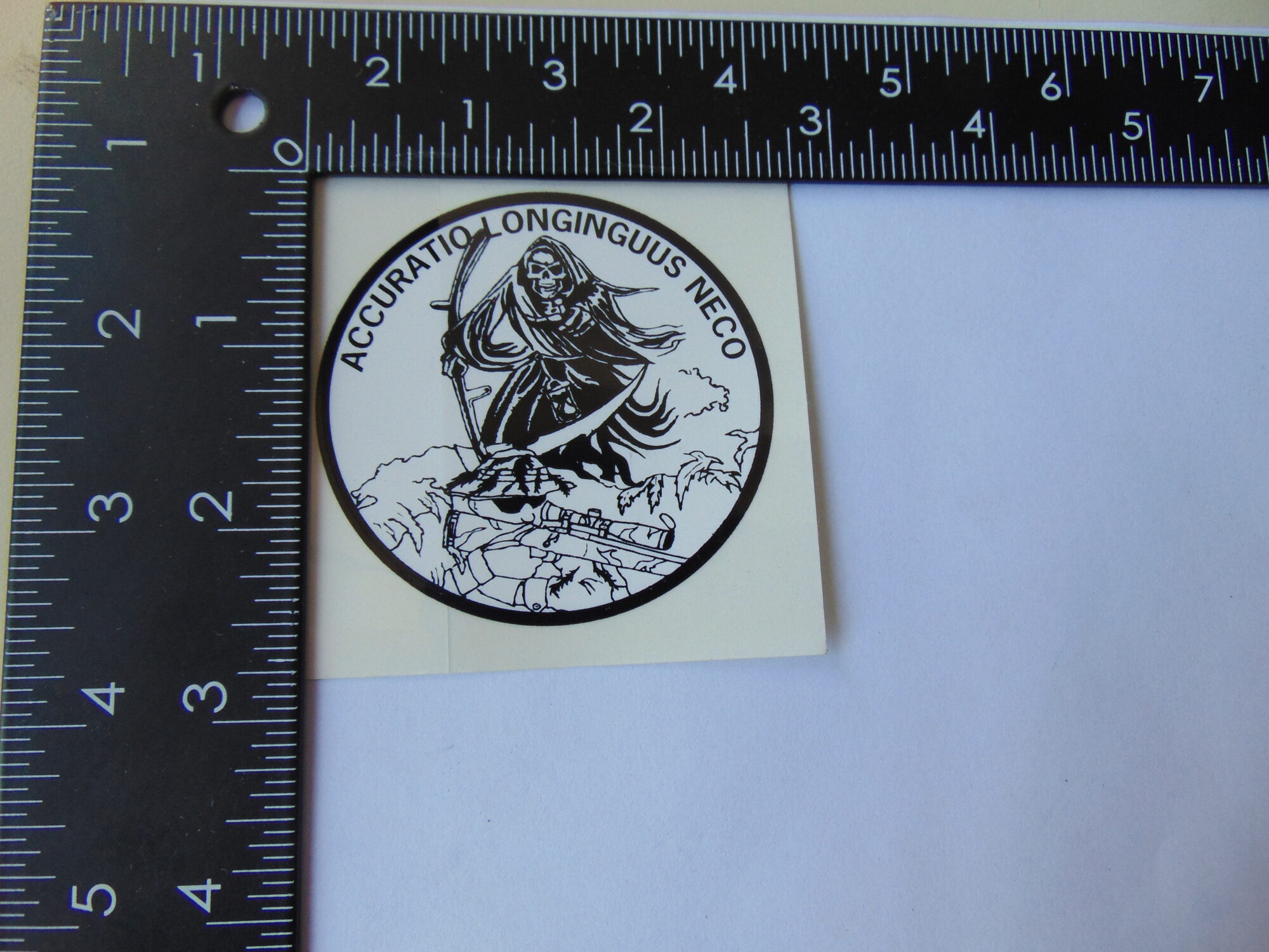 Grim Reaper Sniper Decal 2 x 2.5"