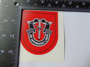 Army Special Forces 7th Group Decal 3" Vinyl