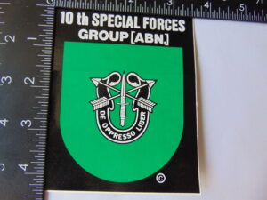 10th Special Forces Group Decal