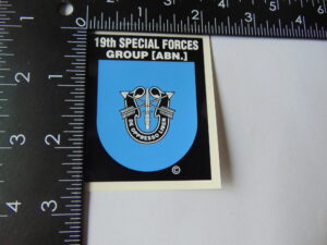 19th Special Forces Group Decal D-216S 2 x 2.5"