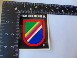 450 Civil Affairs BN. Airborne Decal Special Forces