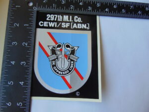 297th M.I. CO CEWI/Special Forces Decal