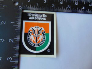 112th Signal Bn. Airborne / Special Forces Decal