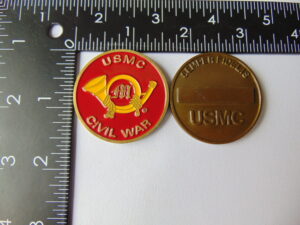 Marine CORPS USMC Civil War Challenge Coin