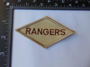 Rangers WWII Triangle Patch - Tan