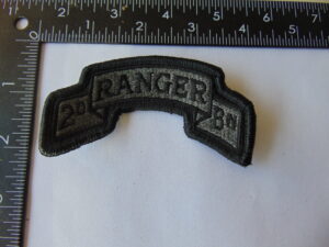 2nd Ranger Tab OD Patch