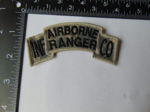 Airborne Ranger Infantry Company Camo Tab Patch