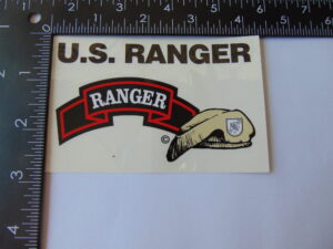 U.S. Ranger Decal with Beret