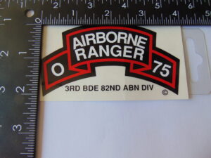 Ranger O Company 82nd Airborne Decal