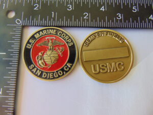 USMC Marine CORPS San Diego Challenge Coin.