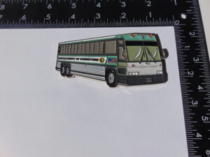California Department of Corrections CDC Bus Emblem. Heavy Meatal