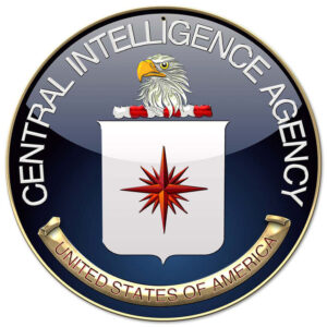 CENTRAL INTELLIGENCE AGENCY All Metal Sign 14 x 14"