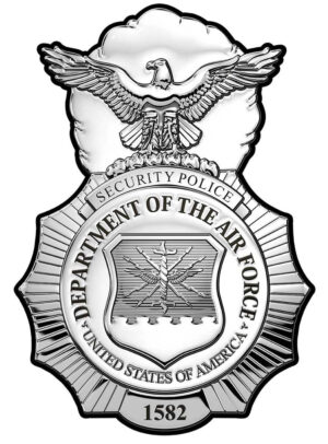USAF SECURITY POLICE - Personalized All Metal Sign 11 x 16"