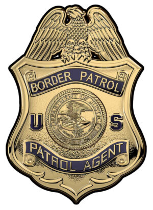 US BORDER PATROL BADGE - Old School Metal Sign 12 x 18 No Number