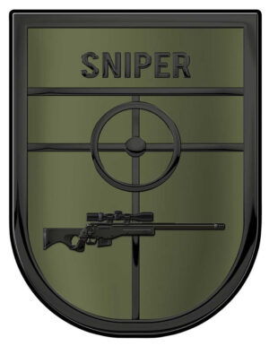 SNIPER PATCH Metal Sign 13 x 18