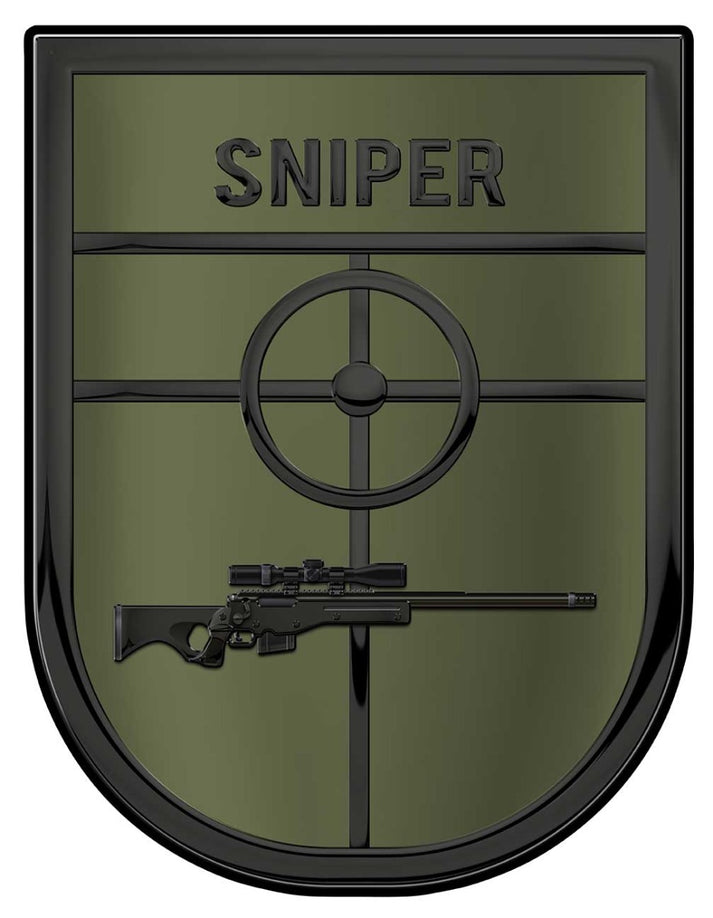 SNIPER PATCH Metal Sign 13 x 18