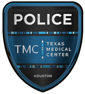 TEXAS MEDICAL CENTER Police All Metal Sign 13 x 14"