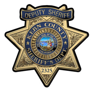 KERN COUNTY SHERIFFS DEPARTMENT (Deputy Sheriff) BADGE PERSONALIZED All Metal Sign 15 x 15